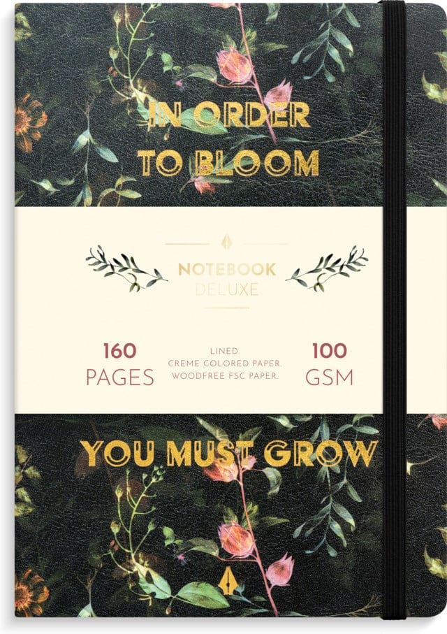 Anteckningsbok Burde Deluxe A5 Flower - 1
