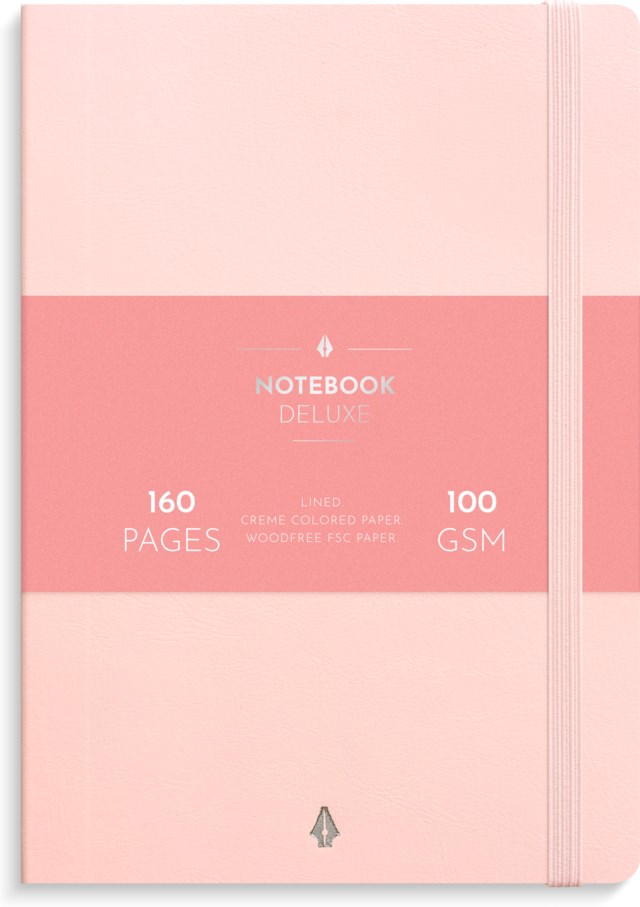 Anteckningsbok Burde Deluxe A5 rosa - 1