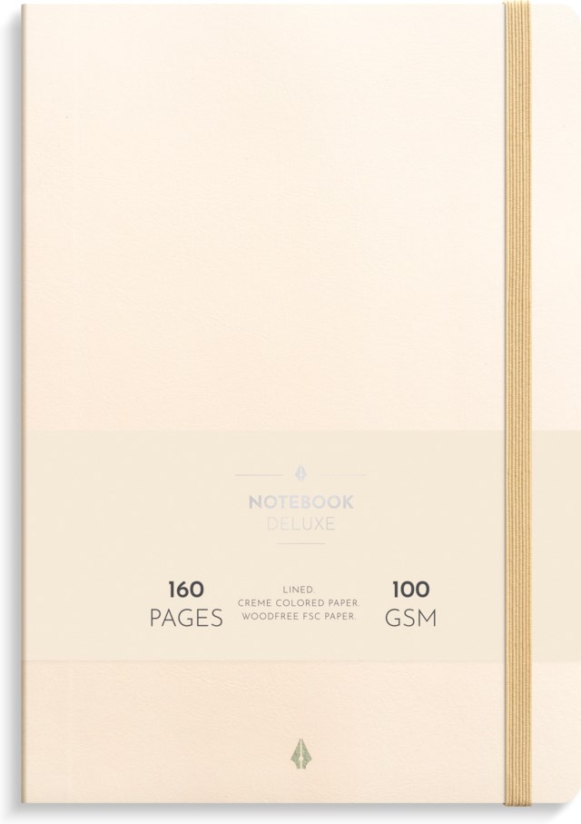 Anteckningsbok Burde Deluxe B5 beige - B5 - 1