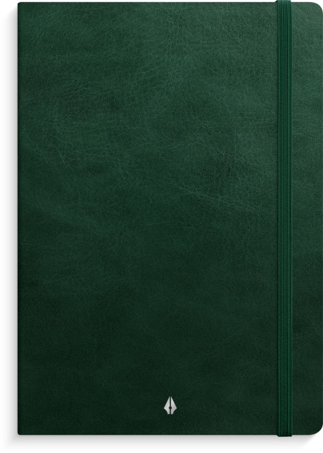 Anteckningsbok Burde Deluxe A5 mörkgrön - 1