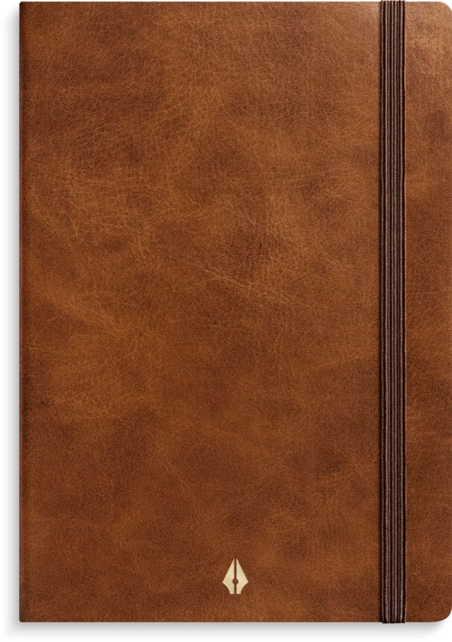 Anteckningsbok Burde Deluxe A6 brun - 1