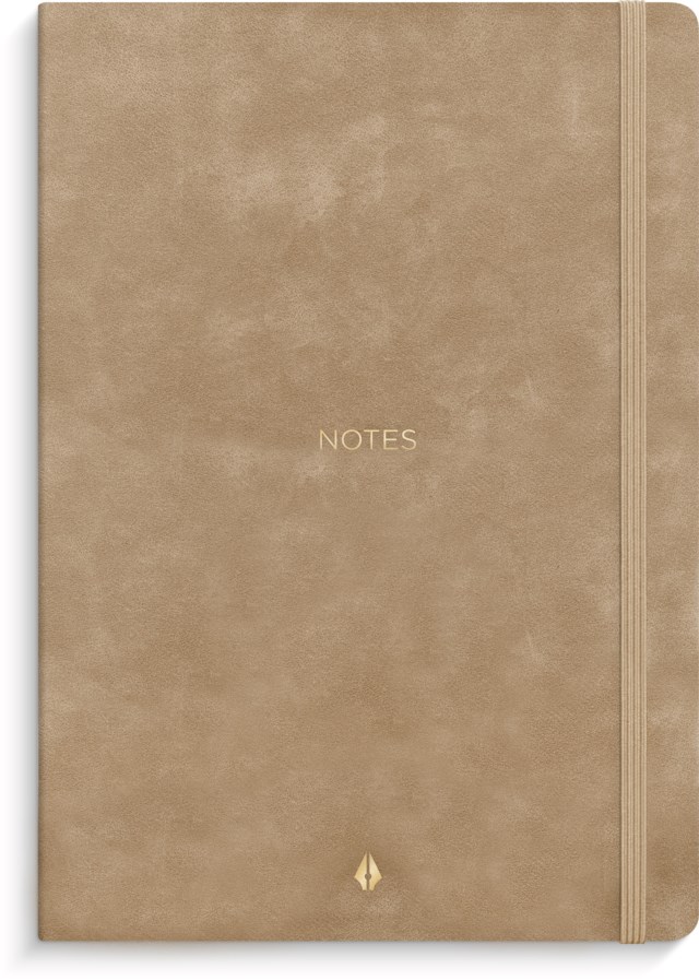 Anteckningsbok Burde A5 Deluxe Smooth beige - A5 - 1