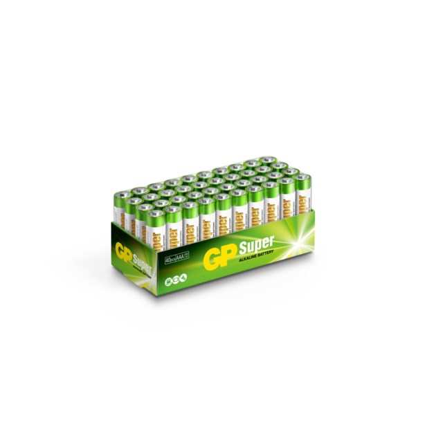 Batteri GP Super Alkaline AAA LR03 40st/fp - AAA/LR03 - 1