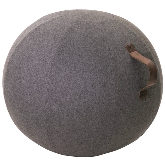 Balansboll Jobut Design Ø 65cm mörkgrå filt - Ø65cm - 1
