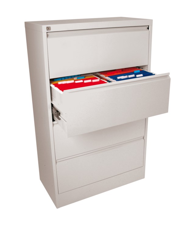 Hängmappsskåp Esselte 4 lådor - 1