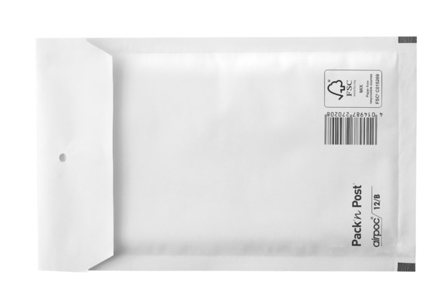 Bubbelpåse nr 12 120x215 10st/fp - 120x215mm - 1