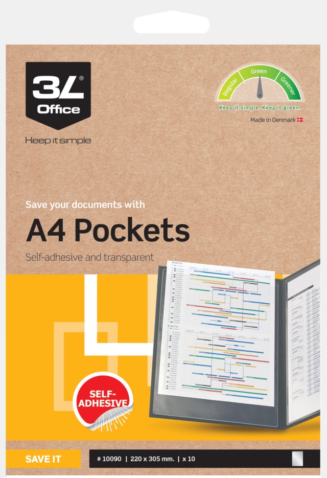 Passepartout standard 29,7x42cm svart syrafri - 297x420mm - 1