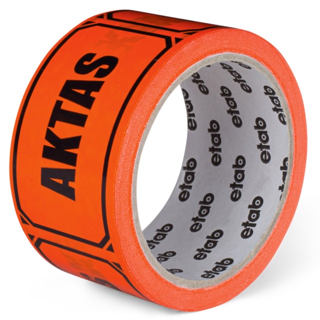 Varningstejp 50mm x 33m Aktas - 50mmx33m - 1