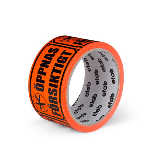 Varningstejp 33mx50mm Öppnas försiktigt - 50mmx33m - 1