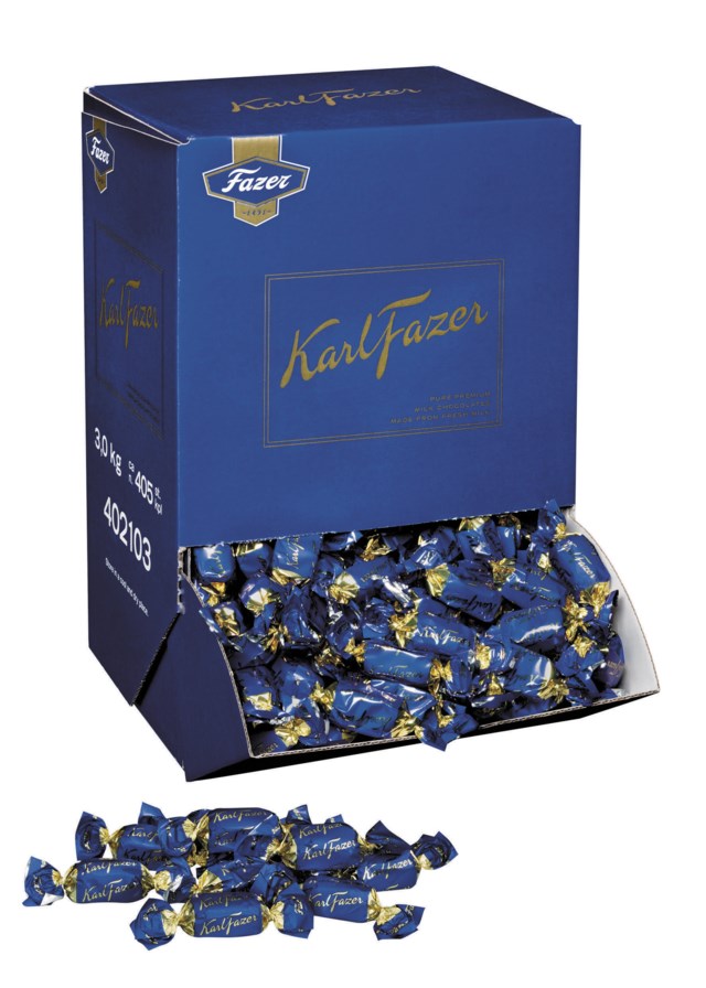 Godis Fazer mjölkchoklad 3 kg - 3kg - 1