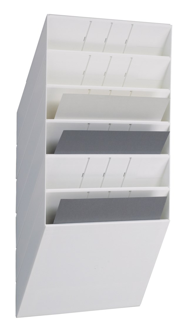 Blankettfack Flexiboxx A4L 6 fack vit - A4 - 1