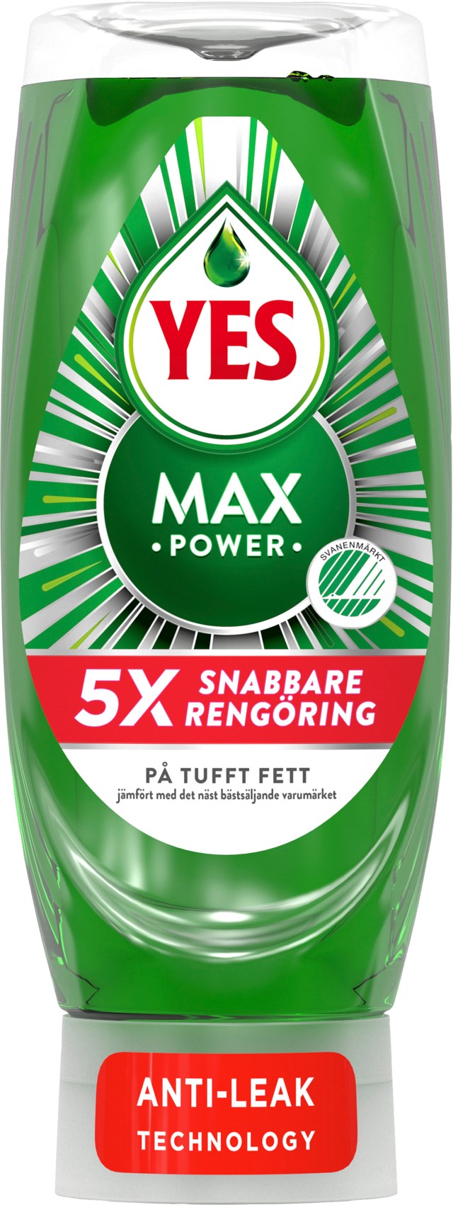 Handdiskmedel YES Max Power Svanenmärkt, 450 ml - 1