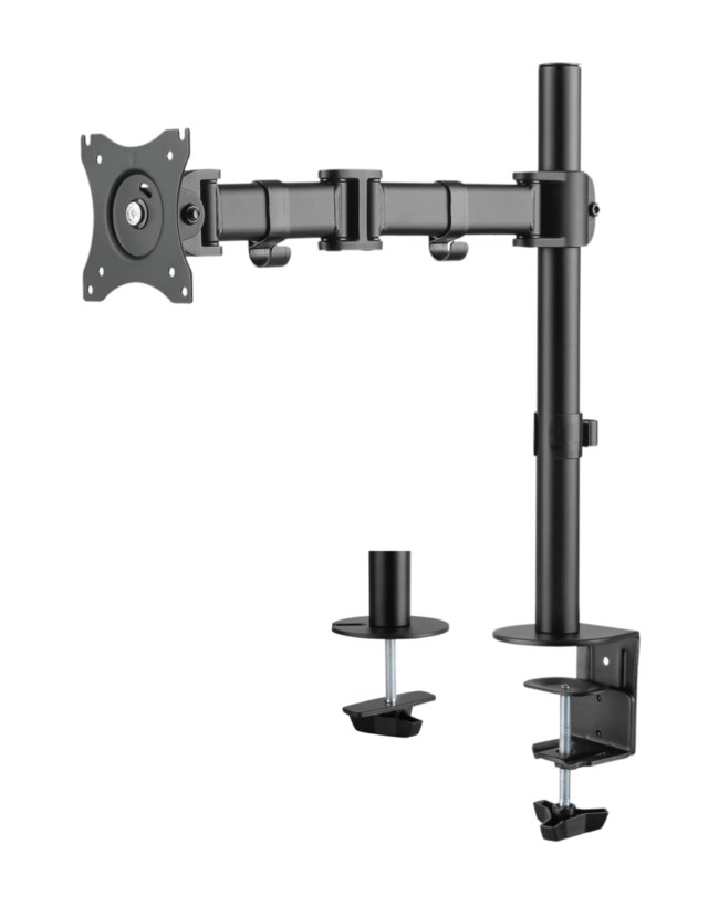 OFFICE Single Desk Mount Tilt Sväng Rotera 13"-27" - 1