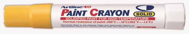 Märkpenna Artline Crayon gul - 1