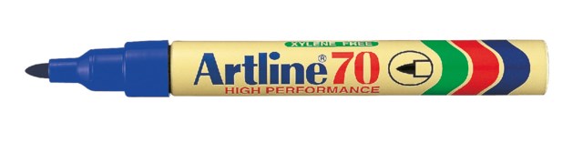 Märkpenna Artline 70 blå - 1,5mm - 1