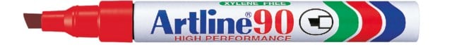 Märkpenna Artline 90 röd - 2-5mm - 1