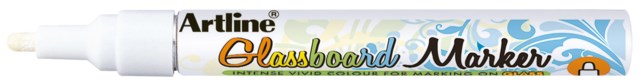 Märkpenna Artline Glassboard vit - 1
