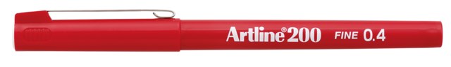 Fiberpenna Fineliner Artline 200 Röd - 1