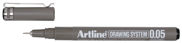 Tuschritpenna Artline Drawing 0,05 svart - 0,05mm - 1