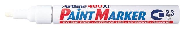 Märkpenna Artline PaintMarker 400XF vit - 2,3mm - 1