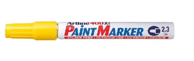 Märkpenna Artline Paintmarker 400XF gul - 2,3mm - 1