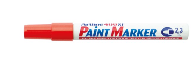 Märkpenna Artline PaintMarker 400XF röd - 2,3mm - 1