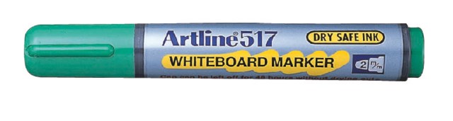 Whiteboardpenna Artline 517 grön - 3mm - 1