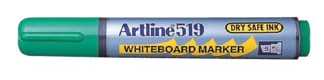 Whiteboardpenna Artline 519 grön - 2-5mm - 1