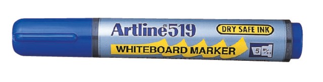 Whiteboardpenna Artline 519 blå - 2-5mm - 1