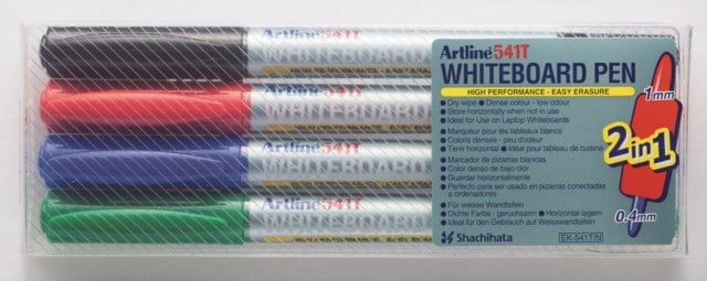 Whiteboardpenna Artline 541T 4-set - 0,4-1mm - 1