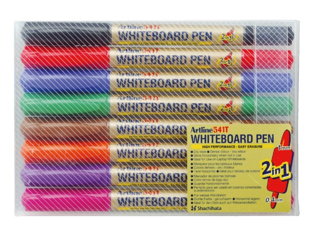 Whiteboardpenna Artline 541T 8-set - 0,4-1mm - 1
