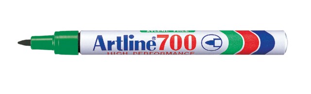 Märkpenna Artline 700 grön - 0,7mm - 1