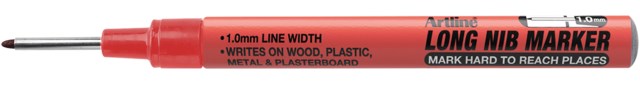 Märkpenna Artline 710 Long Nib röd - 1