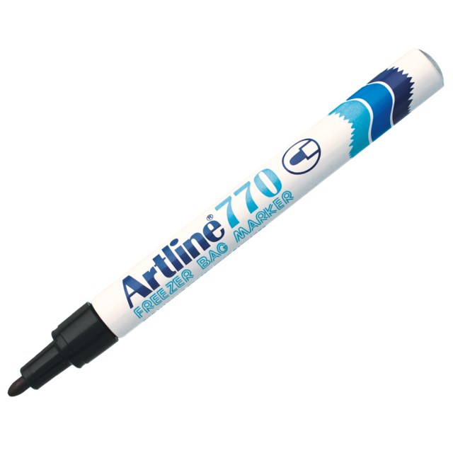 Frysmärkpenna Artline 770 svart - 1