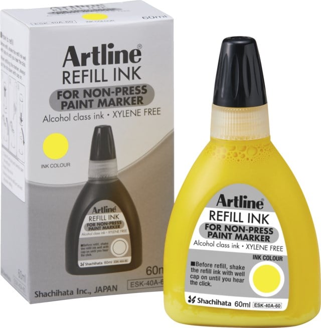 Refill Artline 437A Non-press 60ml gul - 1
