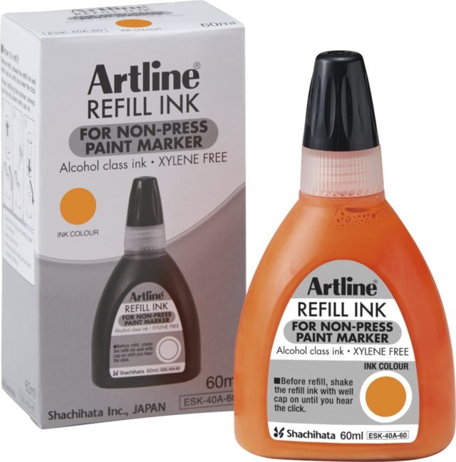 Refill Artline 437A Non-press 60ml orange - 1