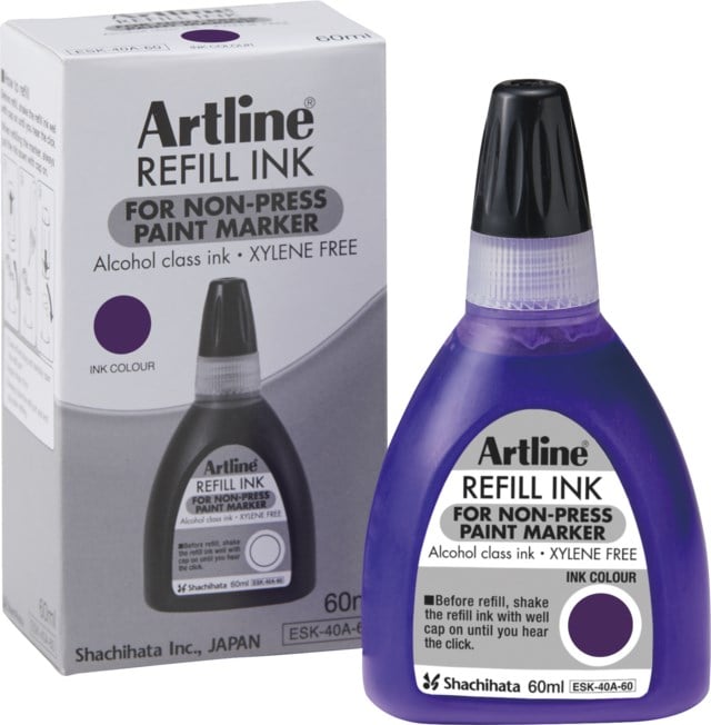Refill Artline 437A Non-press 60ml lila - 1
