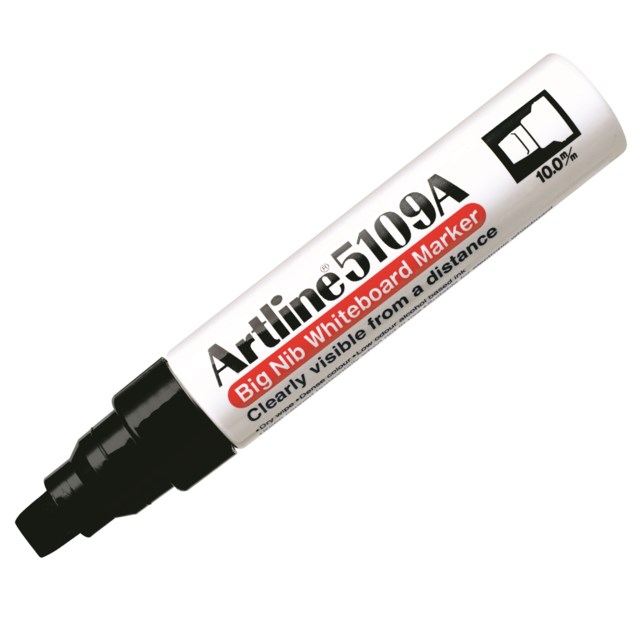 Whiteboardpenna Artline 5109A Bignib svart - 10mm - 1