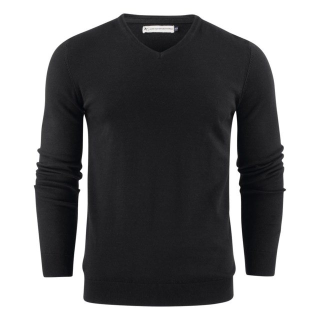 Pullover Westmore v-ringad herr svart stl M - 1