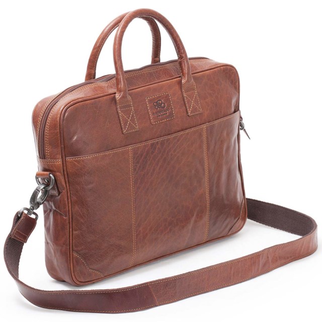 Portfölj BaooBaoo Briefcase 13" brandy - 13" - 1