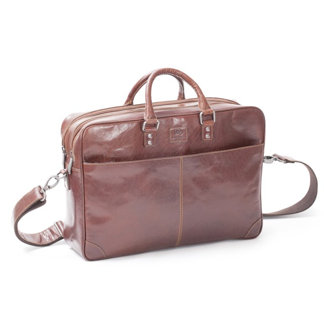 Portfölj Baoobaoo 15" 2 Zip brandy - 15" - 1