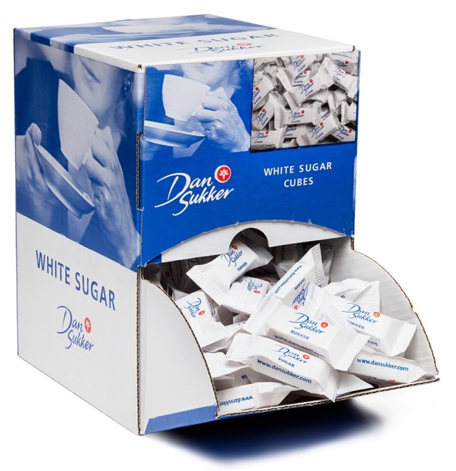 Socker Bit Dansukker Displaykartong Portion 161St - 1