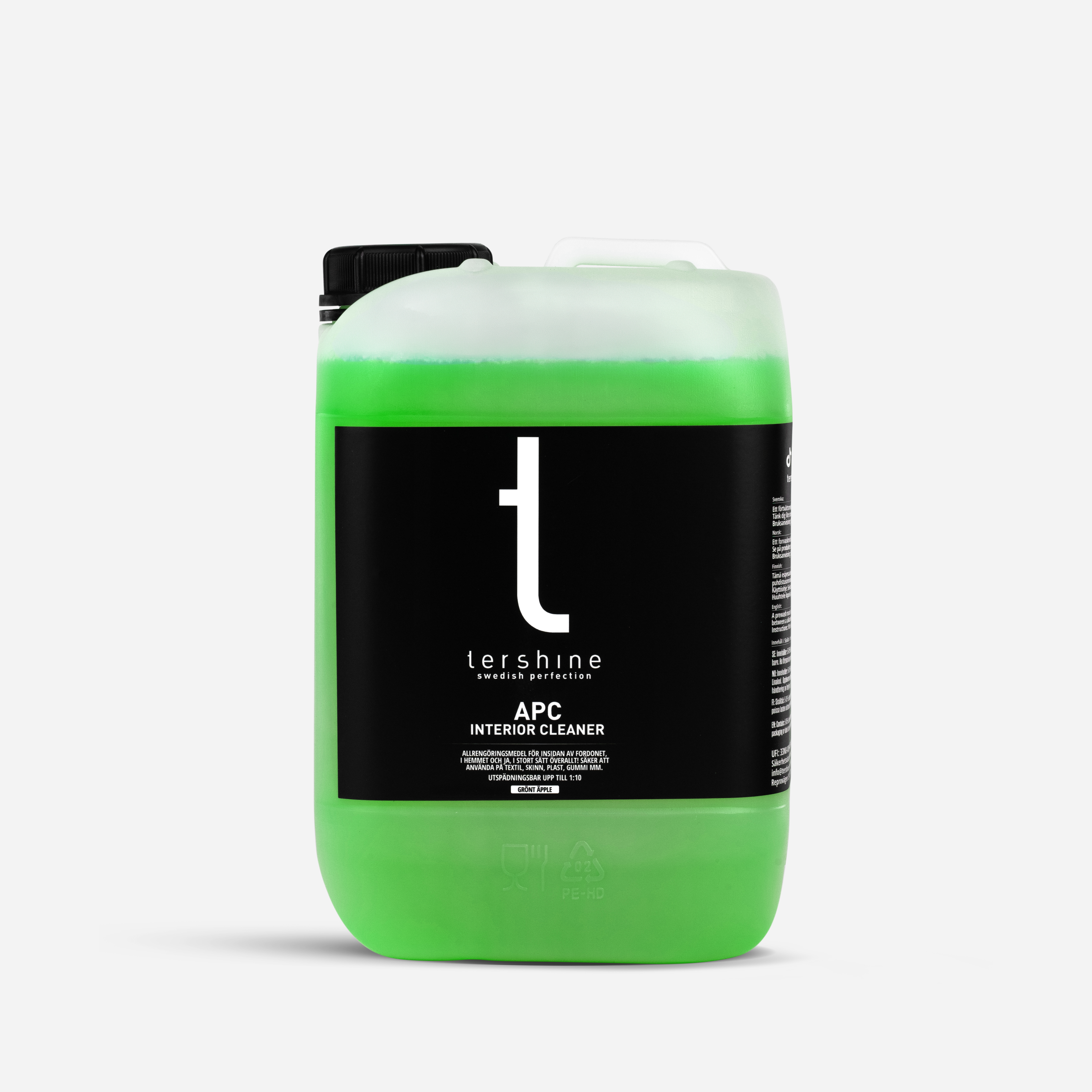 Allrengöring Tershine APC Äpple, plantbaserad, utspädningsbar, 5 L - Städ & Hygien - Rengöringsmedel & Städkem - Bilrengöring