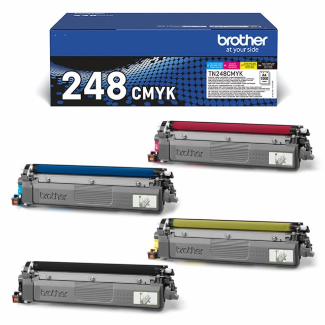 Lasertoner Brother TN248 CMYK valuepack - 1