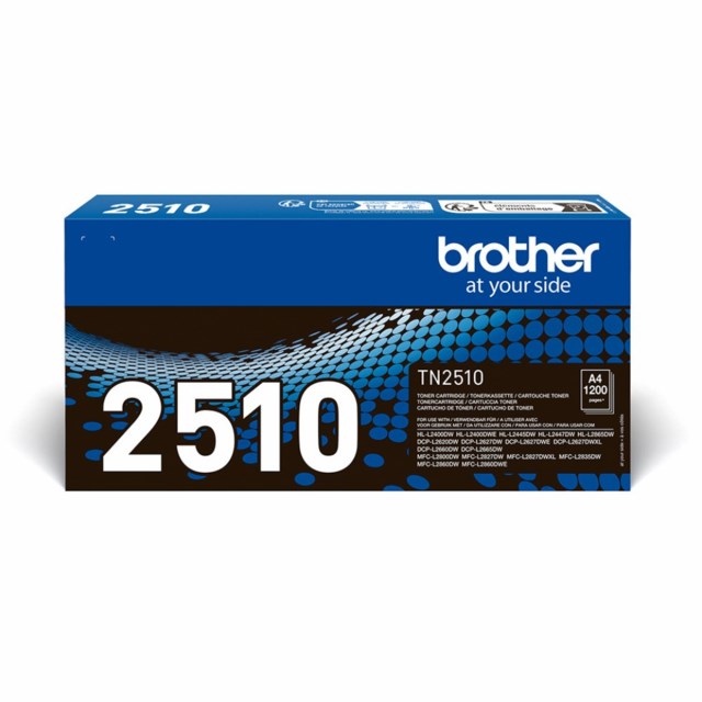 Lasertoner Brother TN2510 svart - 1