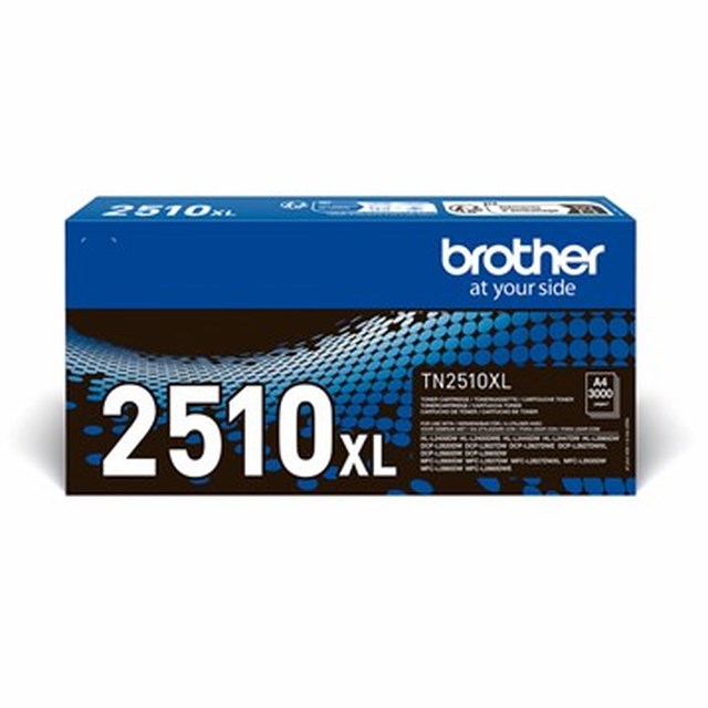 Lasertoner Brother TN2510XL svart - 1