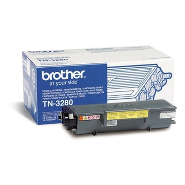 Lasertoner Brother TN-3280 Svart - 1