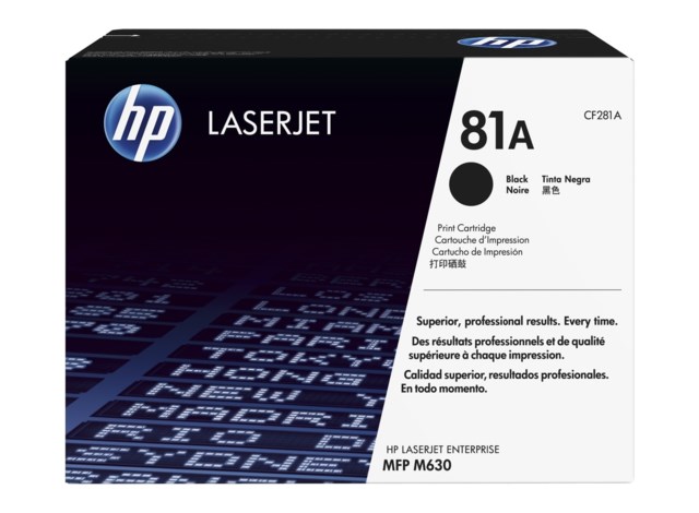 Lasertoner Hp 81A svart - 1