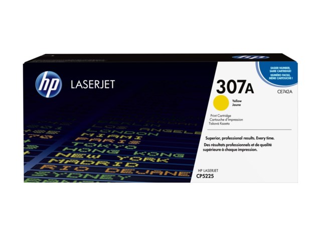 Lasertoner Hp Cp5225 Gul - 1