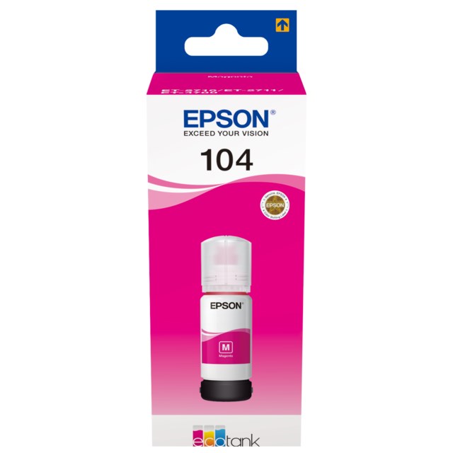 Ink-Jet Epson T104 Eco Tank magenta - 1